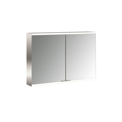 Emco Prime Зеркальный шкаф 100см., с подсветкой LED2 Facelift навесная модель, 2-дверки, IP 20 зеркальная задняя стенка