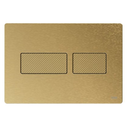 TECEsolid Панель смыва с двойной системой смыва для унитаза, цвет: латунь