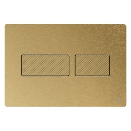 TECEsolid Панель смыва с двойной системой смыва для унитаза, цвет: латунь