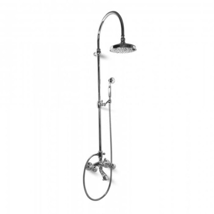 Смеситель для ванны Bongio Impero, цвет: хром/swarovski