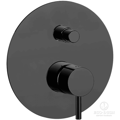 CISAL Less New Однорычажный смеситель для ванны/душа, цвет: черный матовый