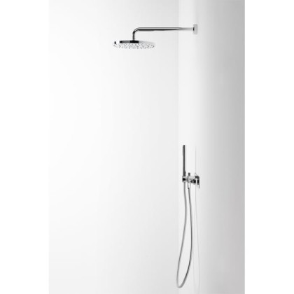 Agape Al dente Настенный излив для душевой головки, длина: 40см, цвет: хром