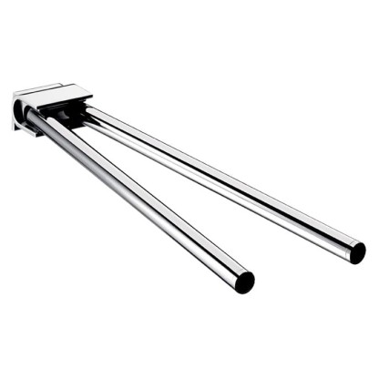 EMCO System2 Двойной повортоный держатель для полотенец, 44.6см, подвесной, цвет: хром