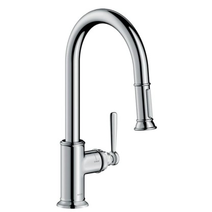 Axor Montreux Смеситель для кухни, однорычажный, на 1 отв., с выдвижной лейкой, цвет: хром