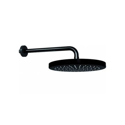 Bossini Elios Верхний душ ?250 мм., с настенным держателем 300 мм., цвет: черный матовый