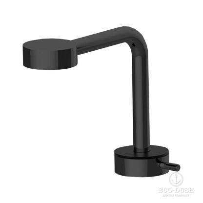 Cisal Slim Смеситель для раковины, на 1 отв.,  с донным клапаном, цвет: черный матовый