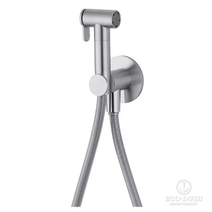 CISAL Xion Гидроершик со шлангом 120 см,вывод с держателем, цвет: нержавеющая сталь