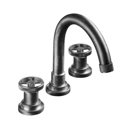 Nicolazzi Arena Смеситель для раковины на 3 отверствия, с донным клапаном, излив: 176 мм, цвет: хром