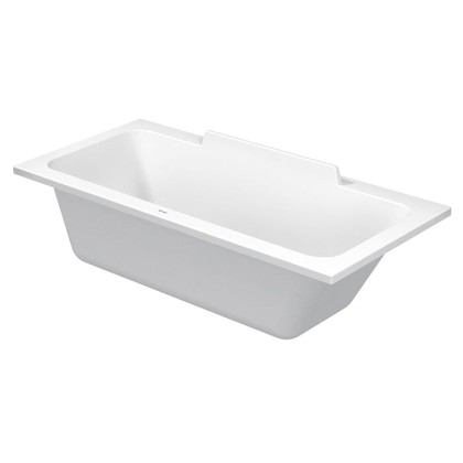 Duravit Ванна акриловая DuraStyle 170х75x48см, прямоугольная .встраиваемая или версия с панелями, , наклон спины справа. цвет: белый