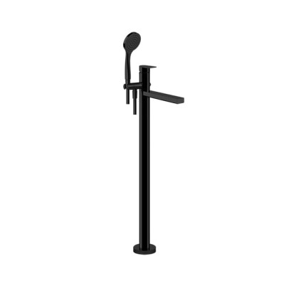 Gessi Emporio Via manzoni Смесителя для ванны, напольный, с душевой лейкой, цвет: Black XL