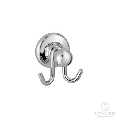 Stella Italica Крючок двойной подвесная, цвет: хром