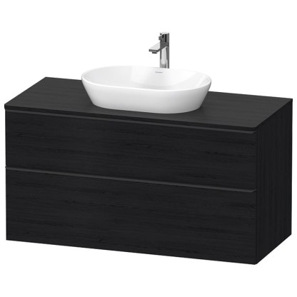 Duravit D-Neo Тумбочка подвесная 64.4x120x55 см, раковина, 2 ящика, цвет: Black Oak