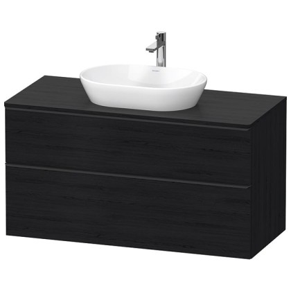 Duravit D-Neo Тумбочка подвесная 64.4x120x55 см, раковина, 2 ящика, цвет: Black Oak