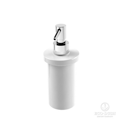 Stella 130 Дозатор для мыла керамический настольный, цвет: хром