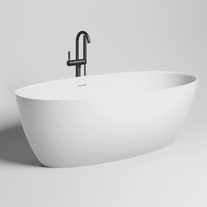 Salini Alda Ванна отдельностоящая 178х92х58см, донный клапан , сифон, слив-перелив, S-Sense, цвет: белый глянцевый