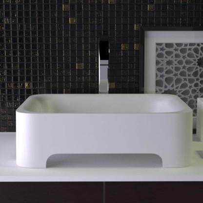 KNIEF Feel Раковина 50х40х15 см, без отв., цвет: белый матовый