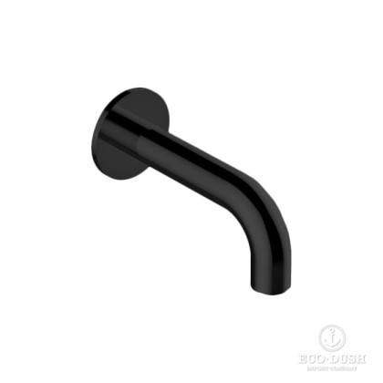 Stella Sirius Излив для ванны 15см., настенный, цвет: черный матовый PVD