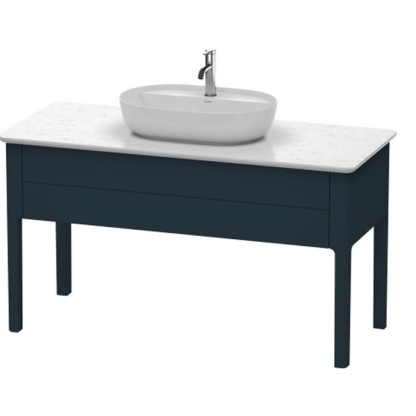 Duravit Luv База напольная 138.8x57х74.3см., с 1 выдв. ящиком, каменной столешницей и раковиной, цвет: темно-синий шелковисто-матовый