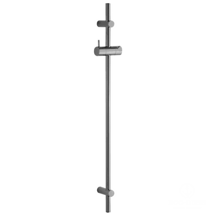 HUBER Shower Штанга душевая настенная 61 см с держателем для лейки, цвет: хром