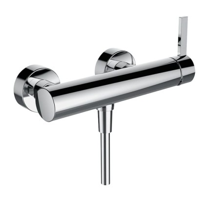 Laufen Kartell Смеситель для ванны настенный, на 2 отв, с ручным душем, цвет: хром