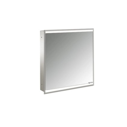 Emco Prime Зеркальный шкаф 60см., с подсветкой LED2 Facelift встраив. модель, 1-дверка, IP 20 петли слева, зеркальная задняя стенка
