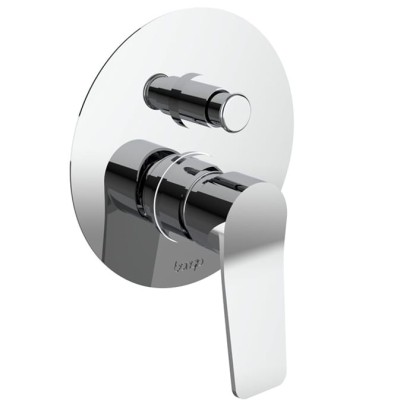 Bongio GIO2 Смеситель встроенный для душа с переключателем, 2 выхода, цвет: хром