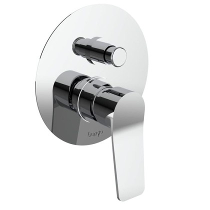 Bongio GIO2 Смеситель встроенный для душа с переключателем, 2 выхода, цвет: хром