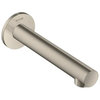 Axor Uno Излив для ванны, 175мм, настенный,  3/4 ’, цвет: шлифованный никель