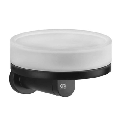 Gessi Emporio accessories Мыльница, подвесная, сатинированное стекло, цвет: Black XL