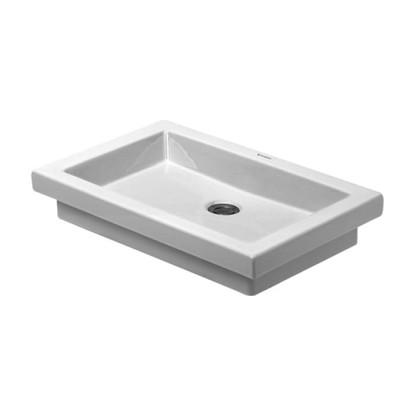 Duravit 2nd floor Раковина 58х41.5х9.5 см, без отв., цвет: белый