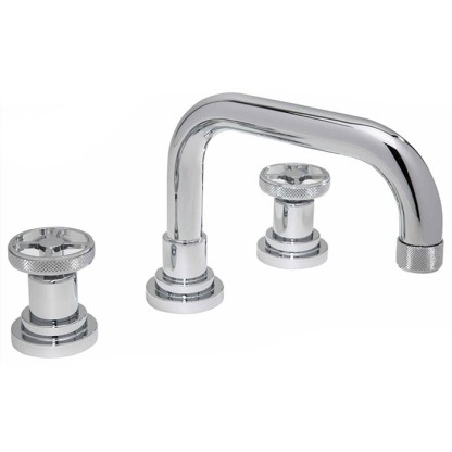 Nicolazzi Arena Смеситель для раковины на 3 отверстия, с донным клапаном, излив: 170 мм, цвет: хром