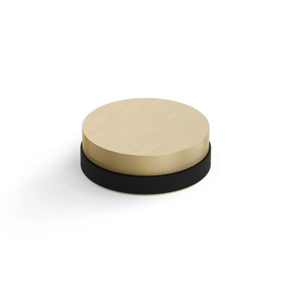 Decor Walther Club Дверной стопор 3.1x9x9см., круглый, цвет: латунь матовая