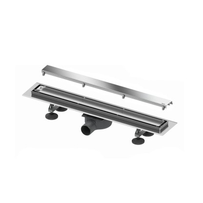 TECE Комплект TECElinus для монтажа дренажного канала 700мм с основой для плитки "tile" и панелью "steel" 2 в 1