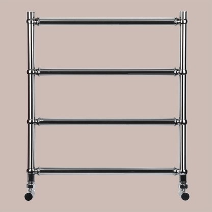 Irsap BELLA п/сушитель (4тр) водяной для систем ГВС, 55хh62.6см (межосевое 50см), с вентилями и комплектом для монтажа KITCOPTUEC6450, цвет:хром/хром