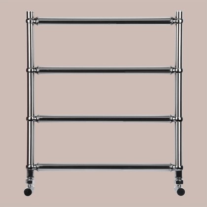 Irsap BELLA п/сушитель (4тр) водяной для систем ГВС, 55хh62.6см (межосевое 50см), с вентилями и комплектом для монтажа KITCOPTUEC6450, цвет:хром/хром