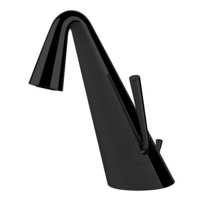 Gessi Cono Смеситель для раковины с донным клапаном на 1 1/4”, соединительные шланги на 3/8, цвет: black XL