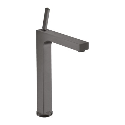 Axor Citterio Смеситель для раковины 280, на 1 отв., с донным клапаном, высокий, цвет: шлифованный черный хром