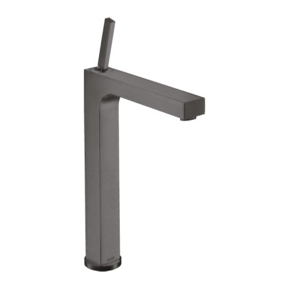 Axor Citterio Смеситель для раковины 280, на 1 отв., с донным клапаном, высокий, цвет: шлифованный черный хром