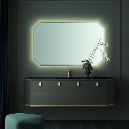 Milldue Edition Dandy Комплект подвесной мебели, 174х47хh46.1см, цвет: глянцевый Fango/Grafite