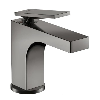 Axor Citterio Смеситель для раковины, 1 отв., с донным клапаном, цвет: полированный черный хром