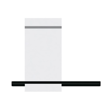 Bertocci Fly Релинг 96см для зеркала и аксессуаров из композита, цвет: черный матовый