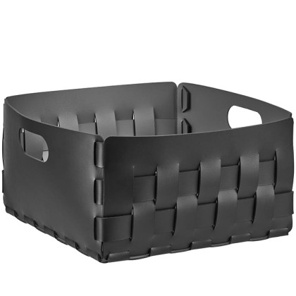 ADJ Корзинка Bottega, 35x35xH20 см., цвет: черный/серый