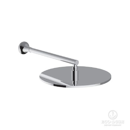 CISAL Vita Верхний душ с настенным держателем L=400мм D=300мм, цвет: хром