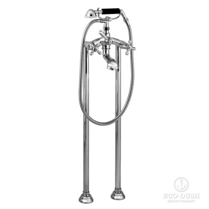 Stella Roma Напольный смеситель для ванны 3274CL306 с ручным душем, цвет: хром