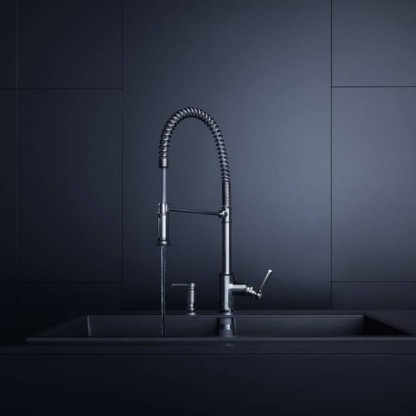 Axor Montreux Смеситель для кухни, однорычажный, на 1 отв., с выдвижной лейкой, цвет: хром