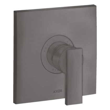 Axor Citterio Смеситель для душа, настенный, цвет: шлифованный черный хром