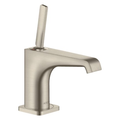 Axor Citterio E Смеситель для раковины 90, на 1 отв., цвет: шлифованный никель