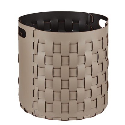 ADJ Круглая корзина Bottega, D40xH40 см., цвет: капучино/шоколад