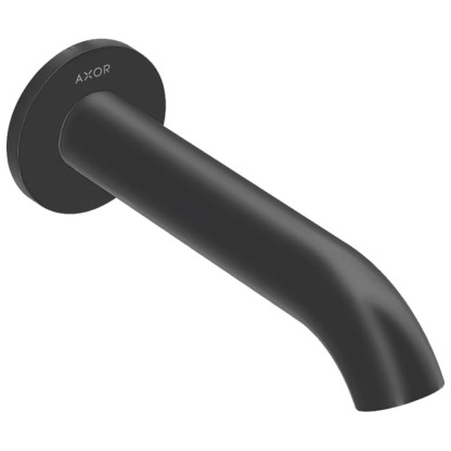 Axor Uno Излив на ванну 17.8см., настенный, цвет: черный матовый