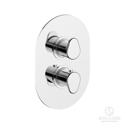 Cisal LineaViva Смеситель для душа, встраиваемый, термостатический, цвет: хром